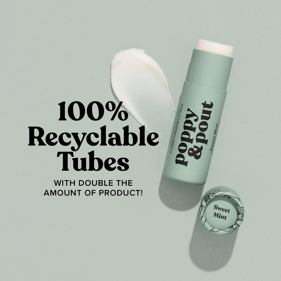 Poppy & Pout Poppy & Pout Lip Balm, Sweet Mint - Little Miss Muffin Children & Home