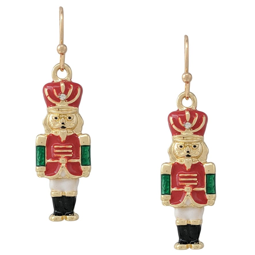 Fashion City The Nutcracker Figure Christmas Hook Earrings - Little Miss Muffin Children & Home