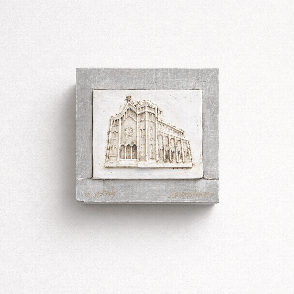 John Marc Anderson Grey Wash St Joseph Panel 5x5 - Little Miss Muffin Children & Home