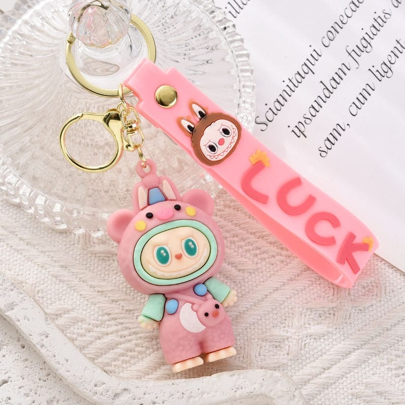 Auraquise Labubu Cute & Quirky Sheep Character Bag Charm Keychain, 4 Styles Available - Little Miss Muffin Children & Home