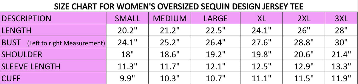Bomb Designs Geaux Mike (Licensed By LSU) Women's Oversized Sequin - Little Miss Muffin Children & Home