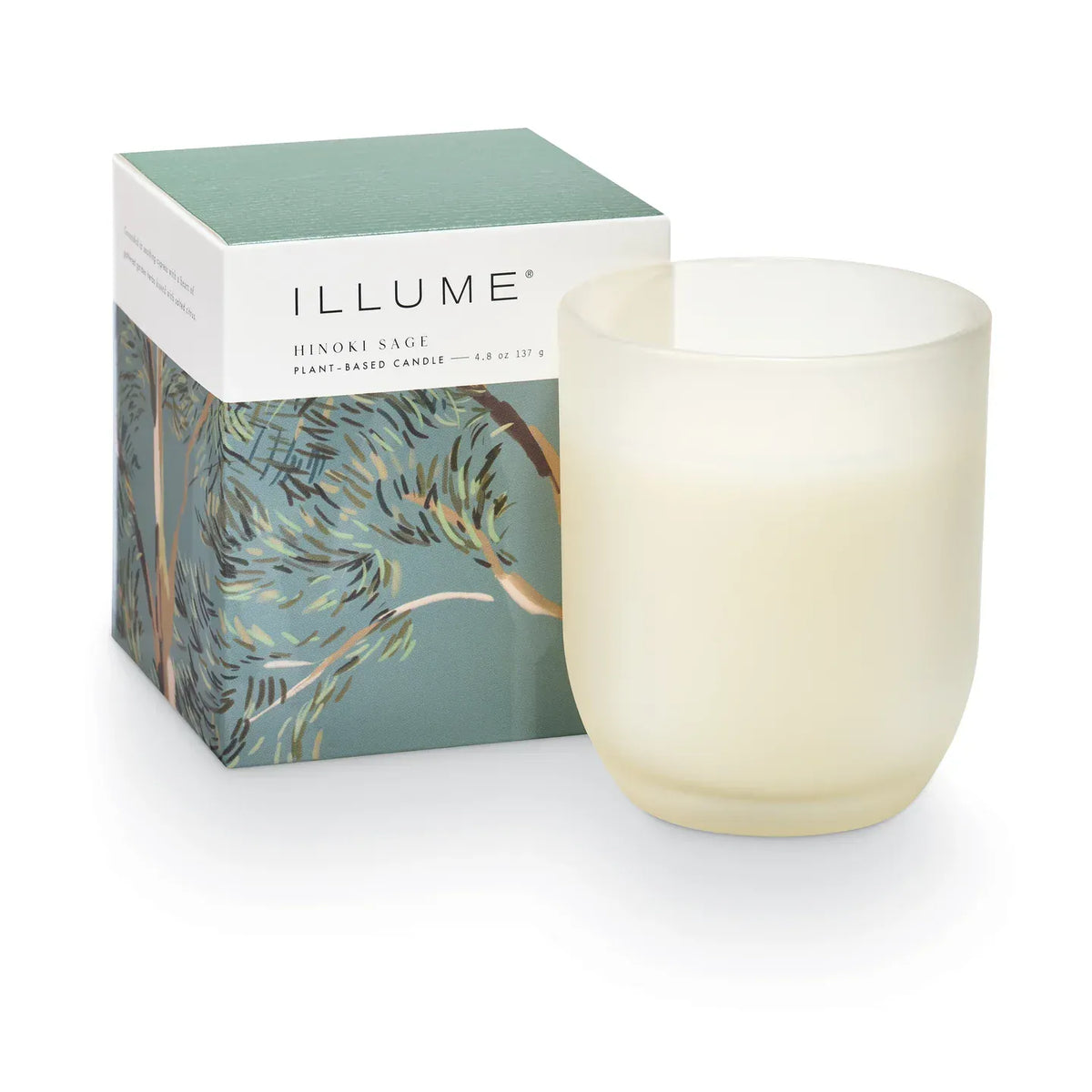 Illume Hinoki Sage Baby Boxed Glass Candle - Little Miss Muffin Children & Home