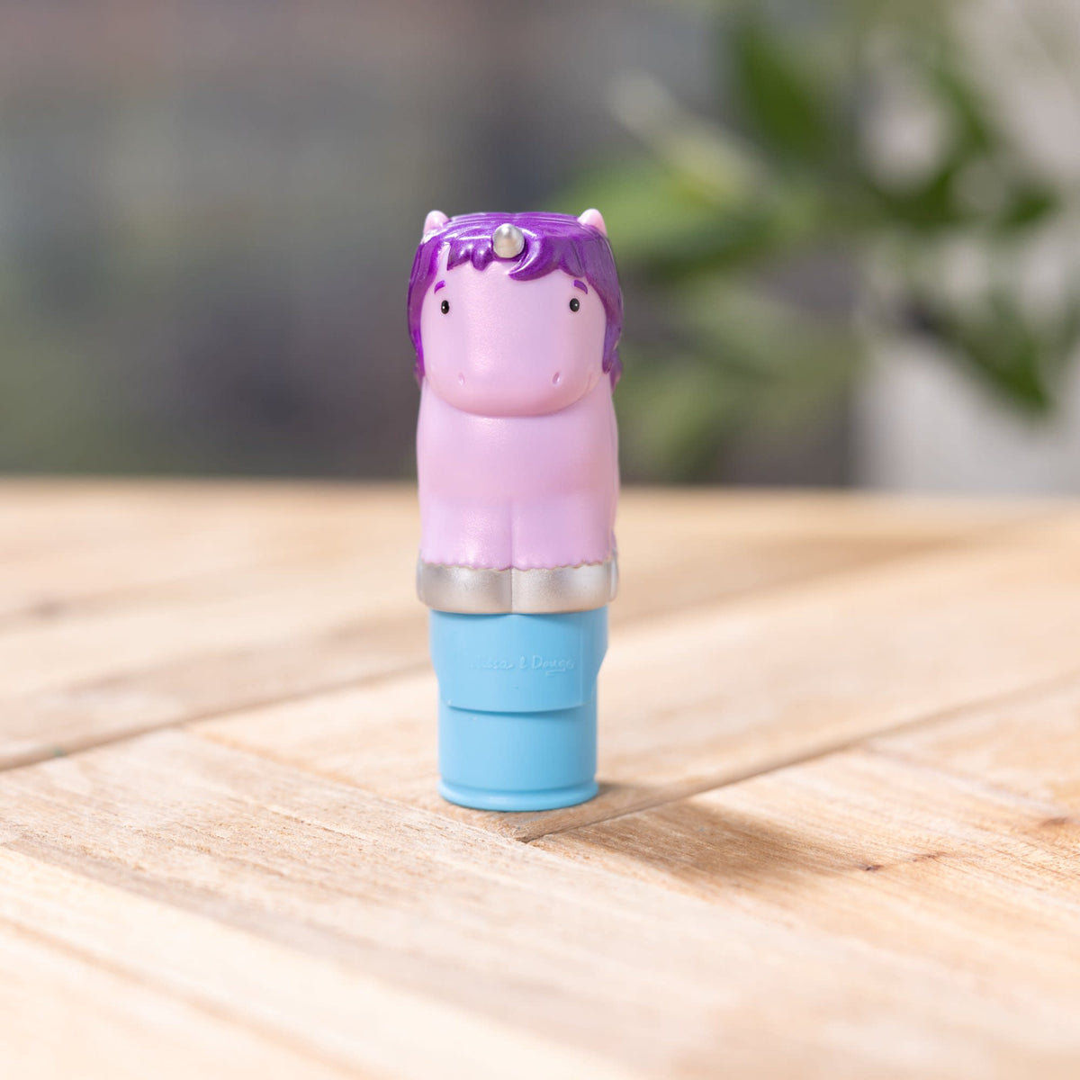 Melissa & Doug Melissa & Doug Sticker WOW! Activity Pad & Sticker Stamper - Purple Unicorn - Little Miss Muffin Children & Home