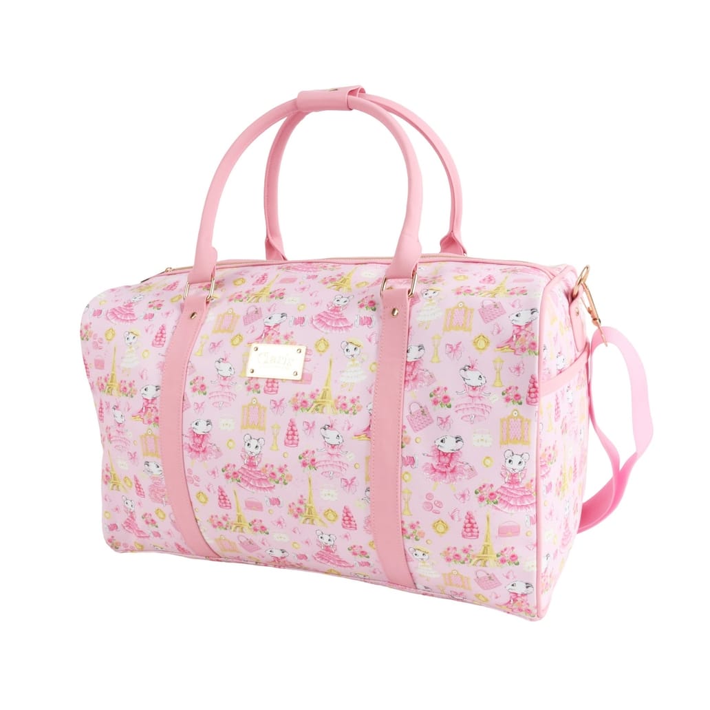 Pink Poppy Pink Poppy Claris the Chicest Mouse in Paris Duffle Bag - Little Miss Muffin Children & Home