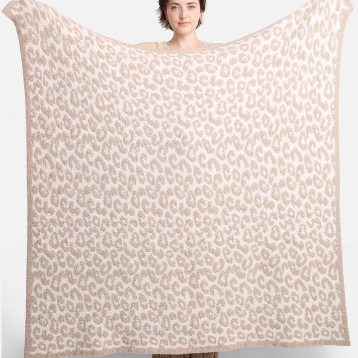 Fashion City Kids Leopard Print Luxury Soft Throw Blanket - Little Miss Muffin Children & Home