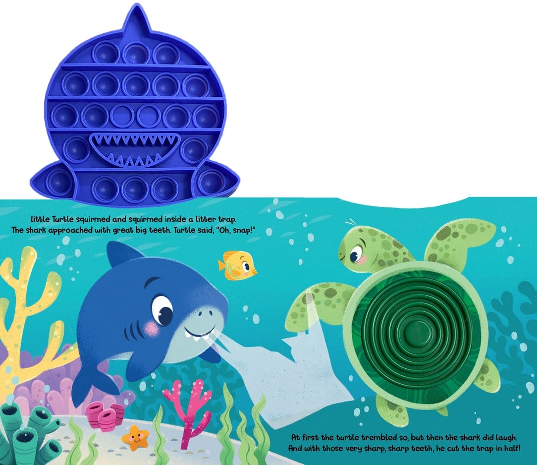 Little Hippo Books Little Shark - Your Sensory Fidget Friend - Little Miss Muffin Children & Home