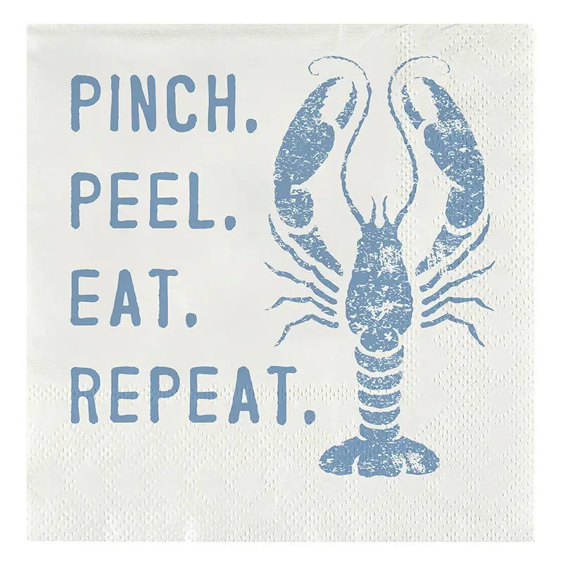 Pinch. Peel. Eat. Repeat. 20pk Paper Cocktail Napkins