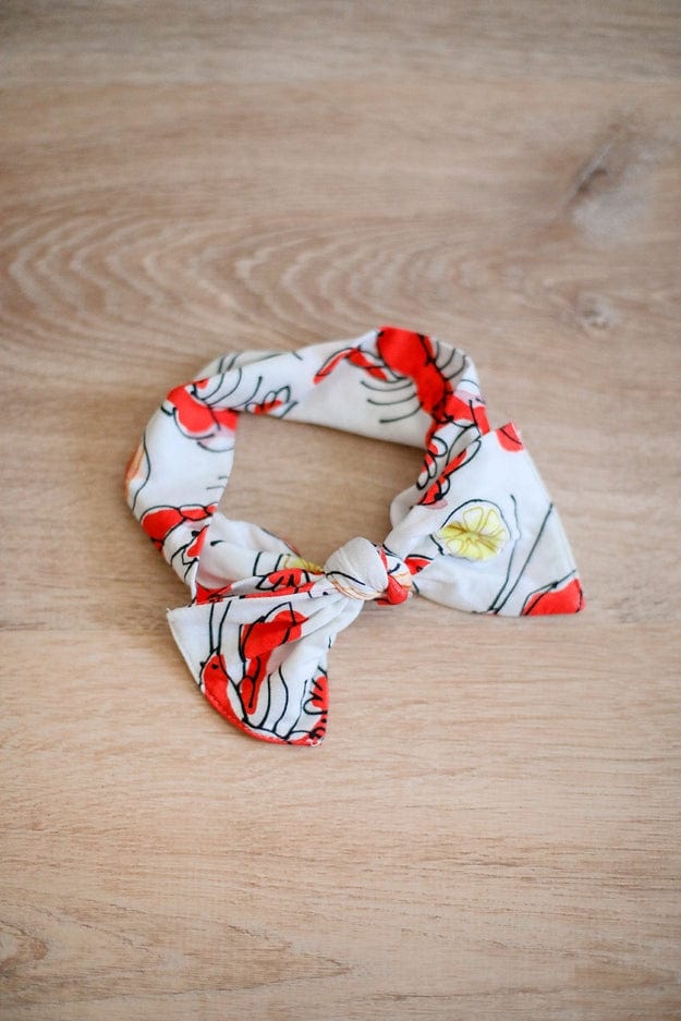 Southern Slumber Southern Slumber Crawfish Bamboo Bow Headband - Little Miss Muffin Children & Home