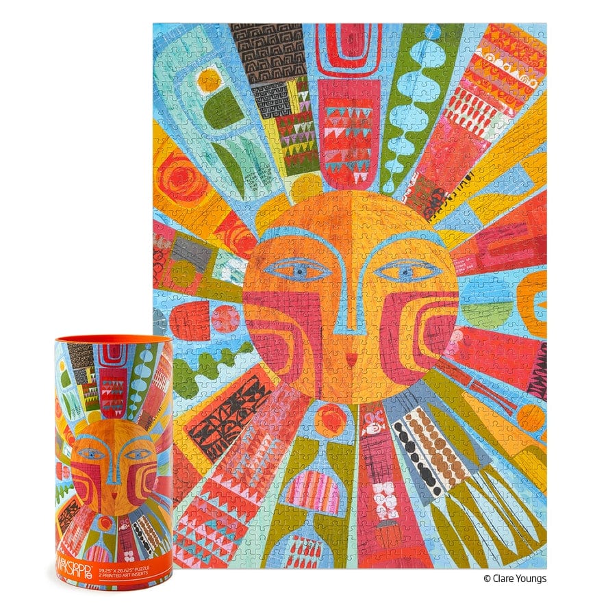 WerkShoppe WerkShoppe Brand New Day Sun Collage 1000 Piece Jigsaw Puzzle - Little Miss Muffin Children & Home