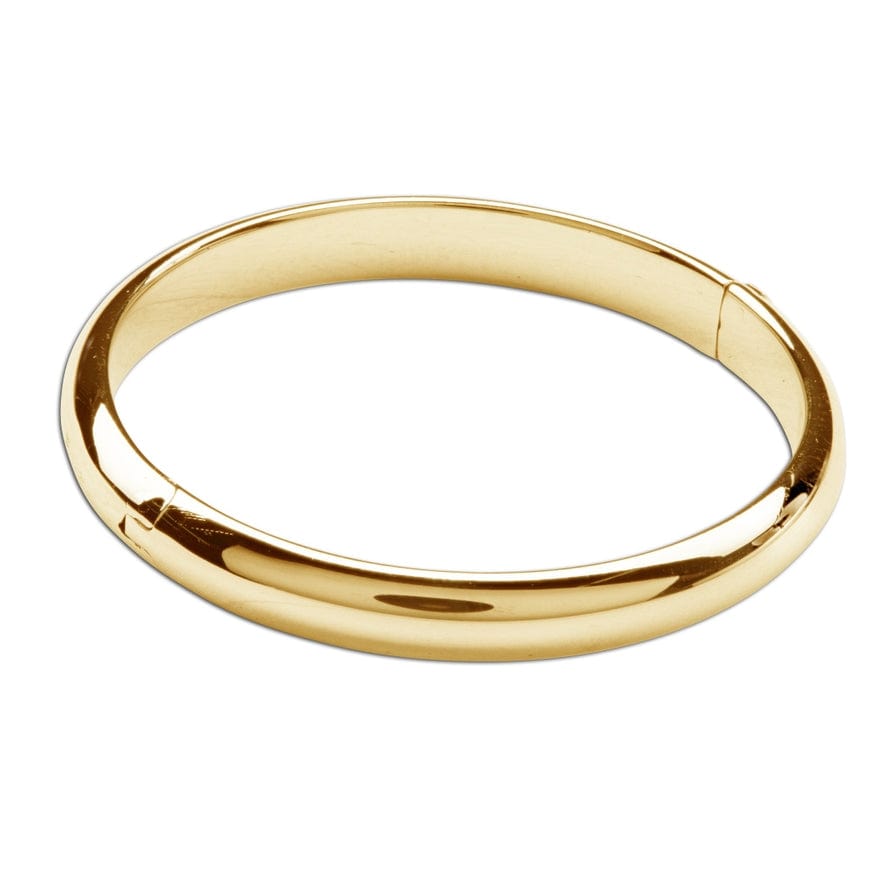 Cherished Moments Gold Classic Bangle - Little Miss Muffin Children & Home