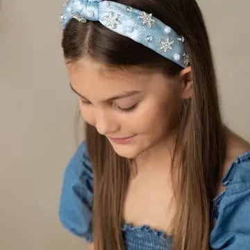 Bows Arts Bows Arts Snowflake Knot Headband - Little Miss Muffin Children & Home
