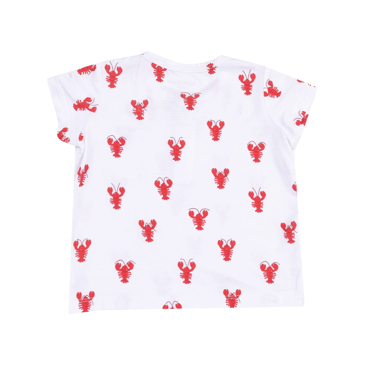 Angel Dear Angel Dear Lobster Bamboo Pocket Henley And French Terry Short - Little Miss Muffin Children & Home