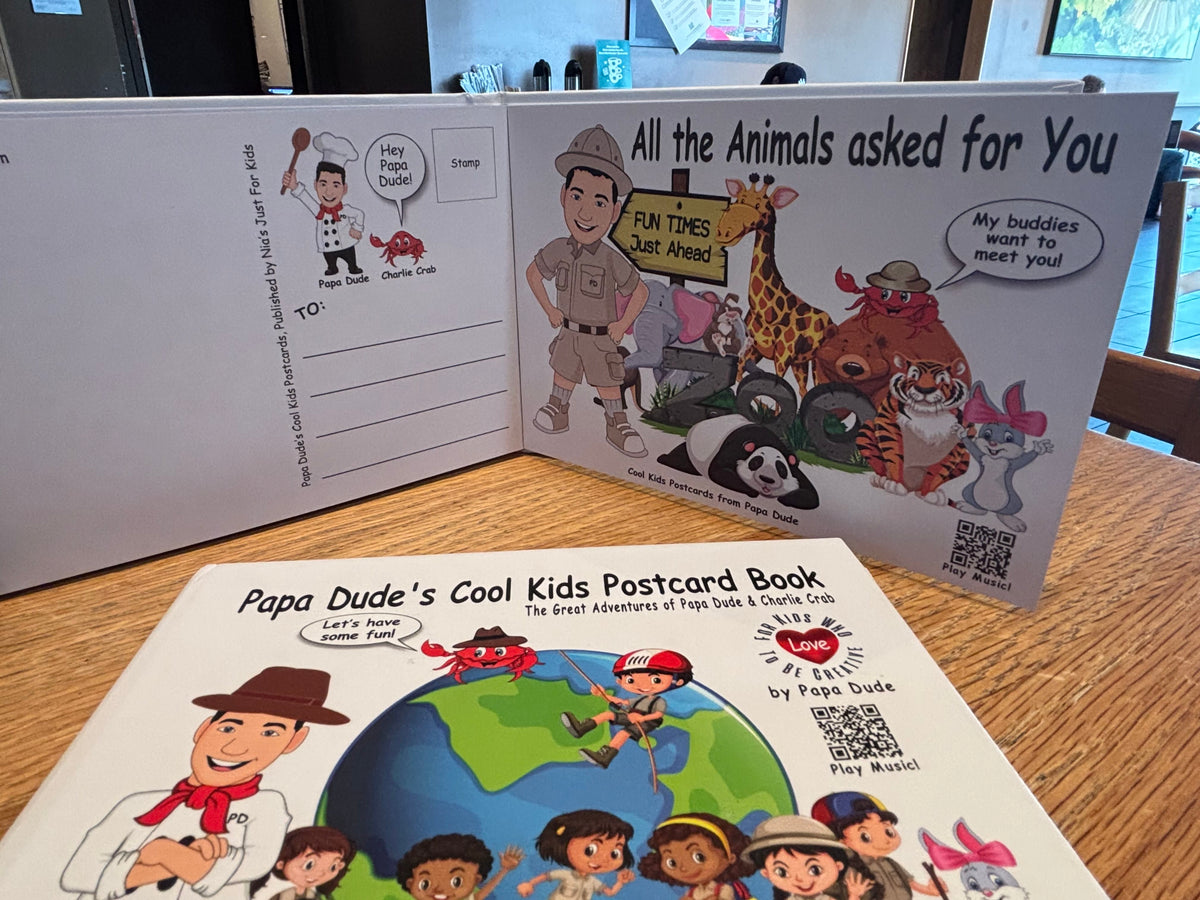Ghost Rider Pictures Papa Dude Postcard Book - Little Miss Muffin Children & Home