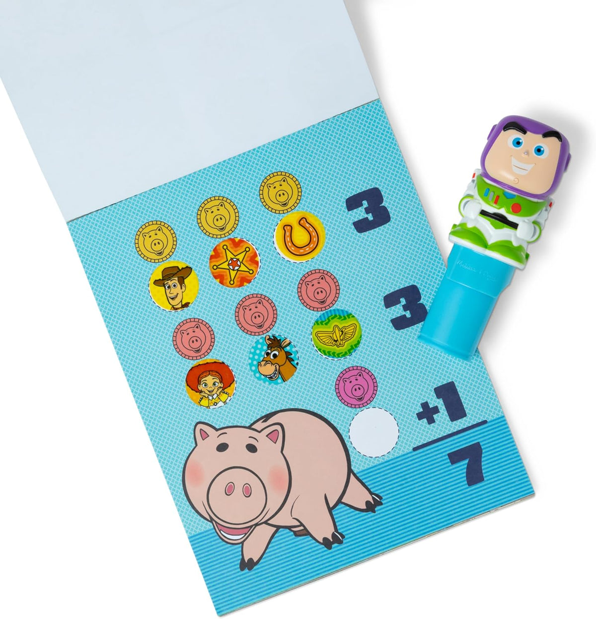 Melissa & Doug Sticker WOW! Activity Pad & Sticker Stamper Buzz Lightyear - Little Miss Muffin Children & Home