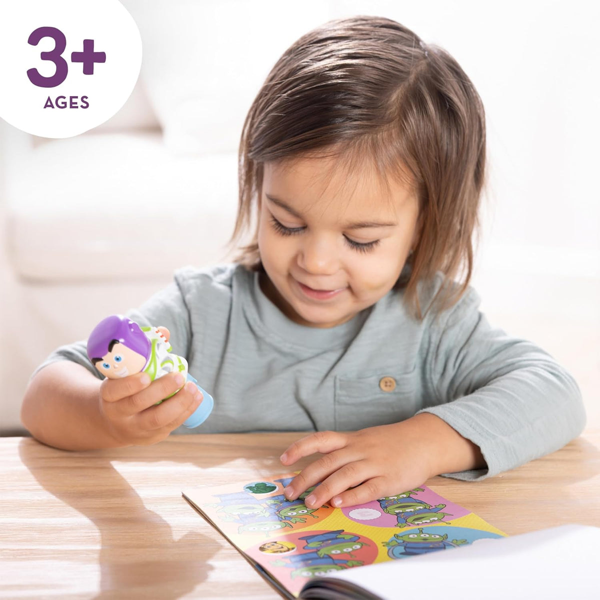 Melissa & Doug Sticker WOW! Activity Pad & Sticker Stamper Buzz Lightyear - Little Miss Muffin Children & Home