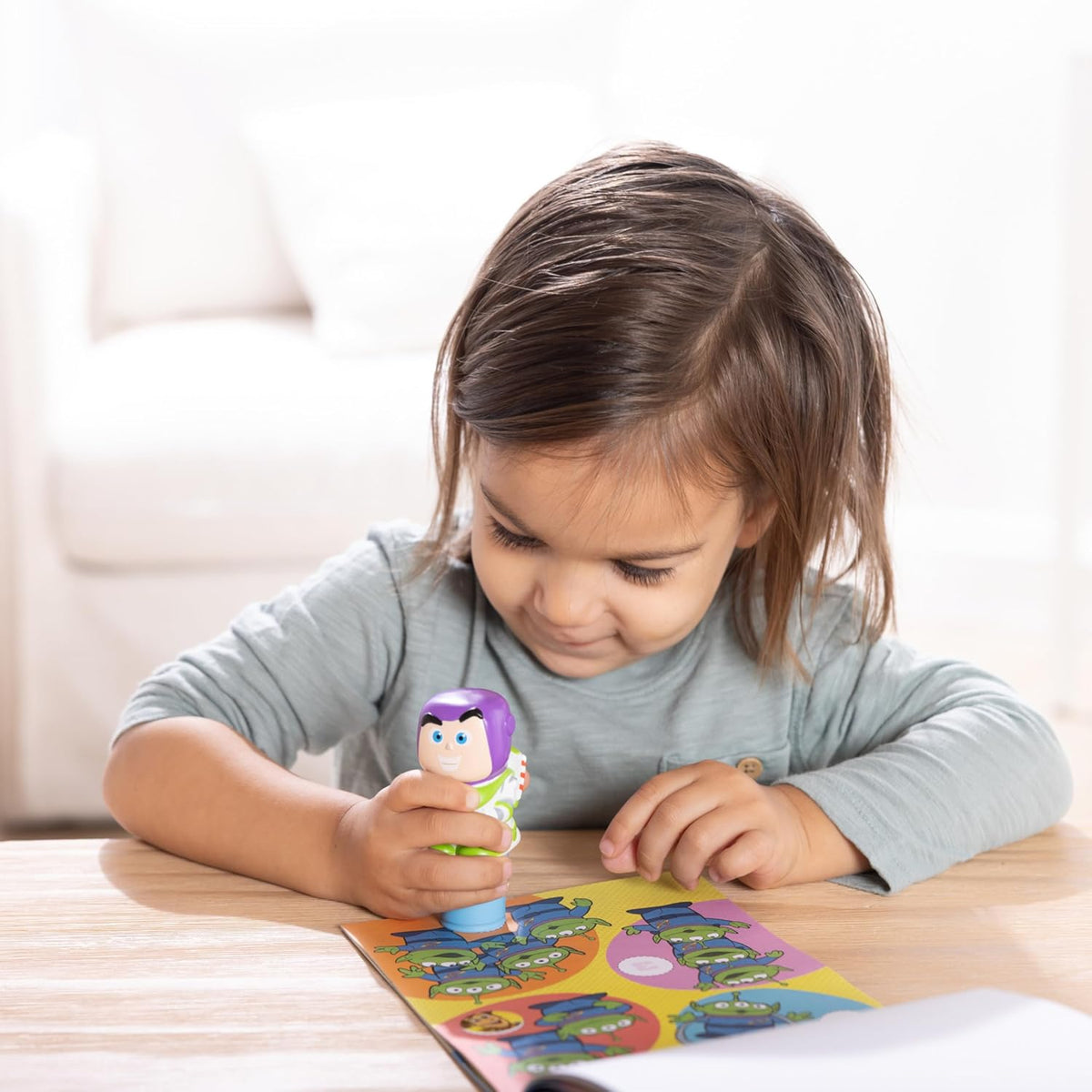 Melissa & Doug Sticker WOW! Activity Pad & Sticker Stamper Buzz Lightyear - Little Miss Muffin Children & Home