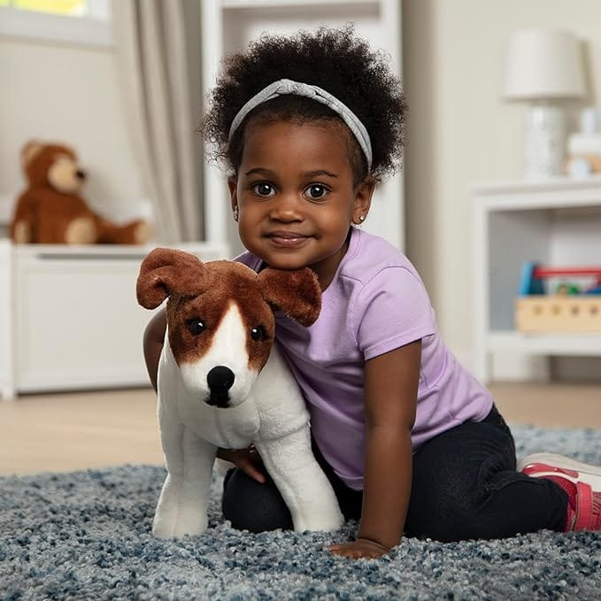 Melissa & Doug Jack Russell Terrier Plush - Little Miss Muffin Children & Home