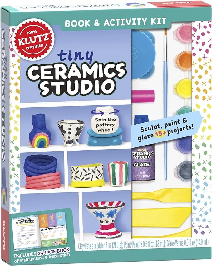 Klutz Klutz Tiny Ceramic Studio - Little Miss Muffin Children & Home