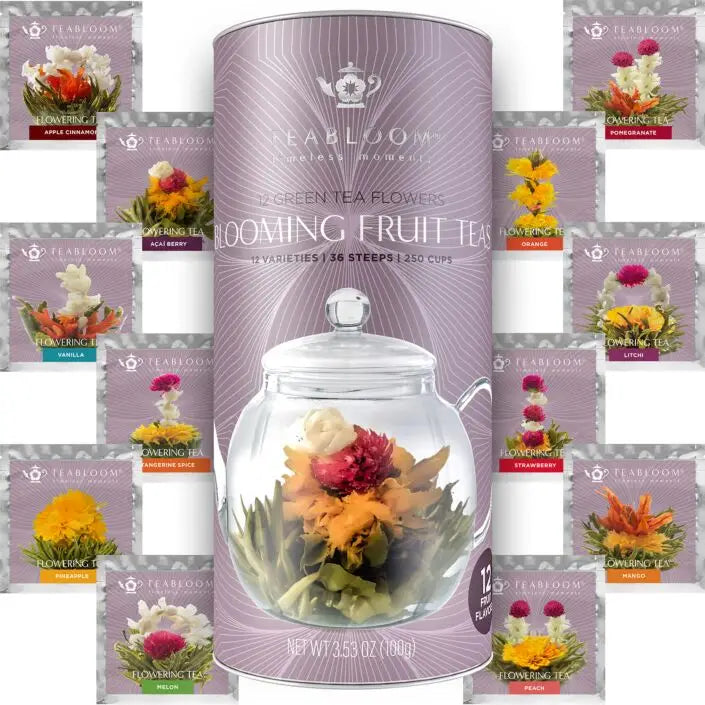 Teabloom Fruit Blooming Teas, 12 Unique Flower - Little Miss Muffin Children & Home