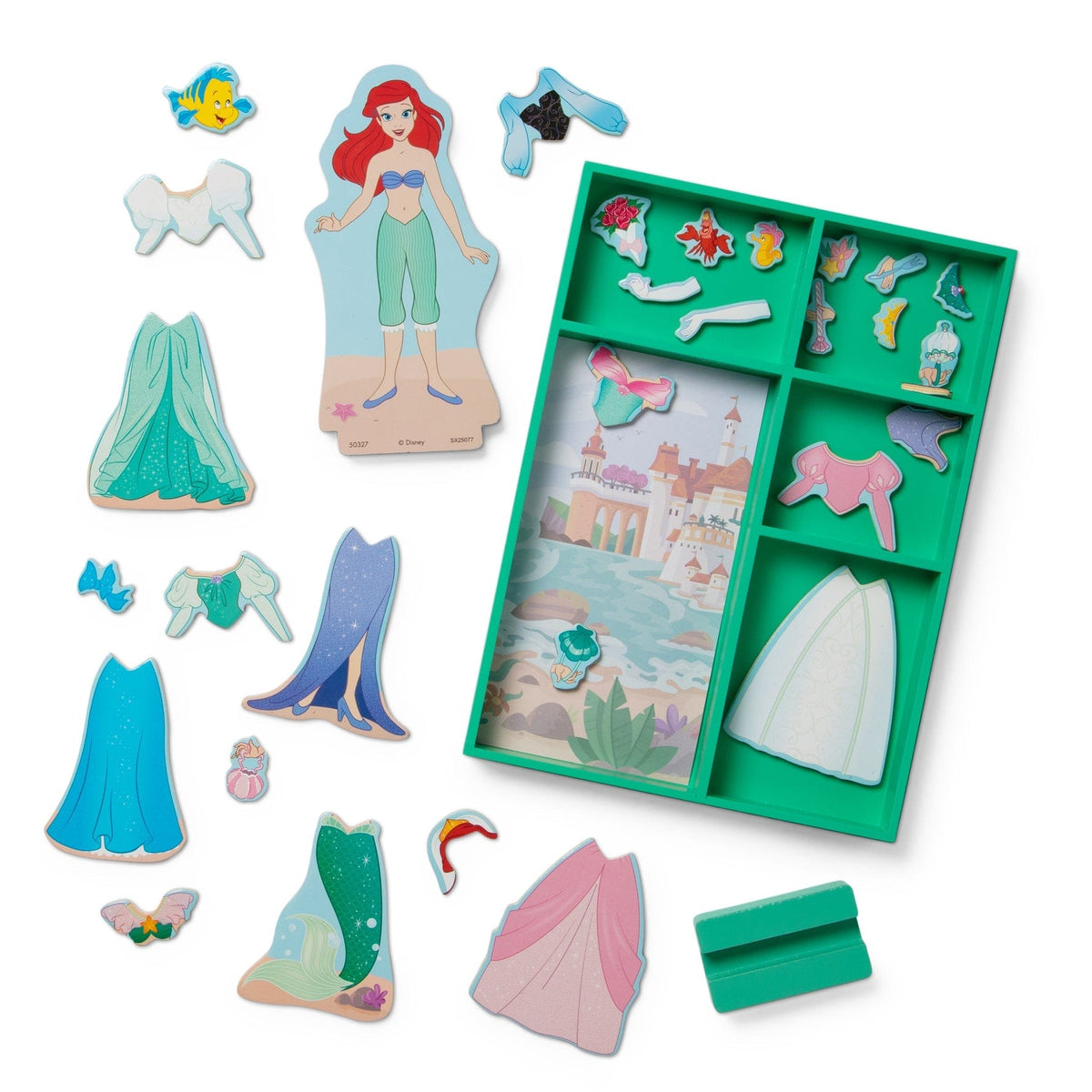 Melissa & Doug Disney Magnetic Dress Up Ariel - Little Miss Muffin Children & Home