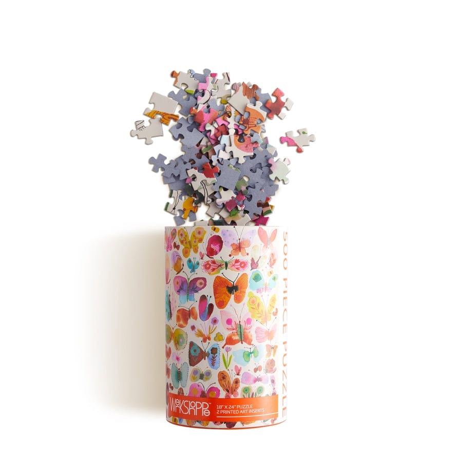 WerkShoppe WerkShoppe Belize Butterflies 500 Piece Puzzle - Little Miss Muffin Children & Home