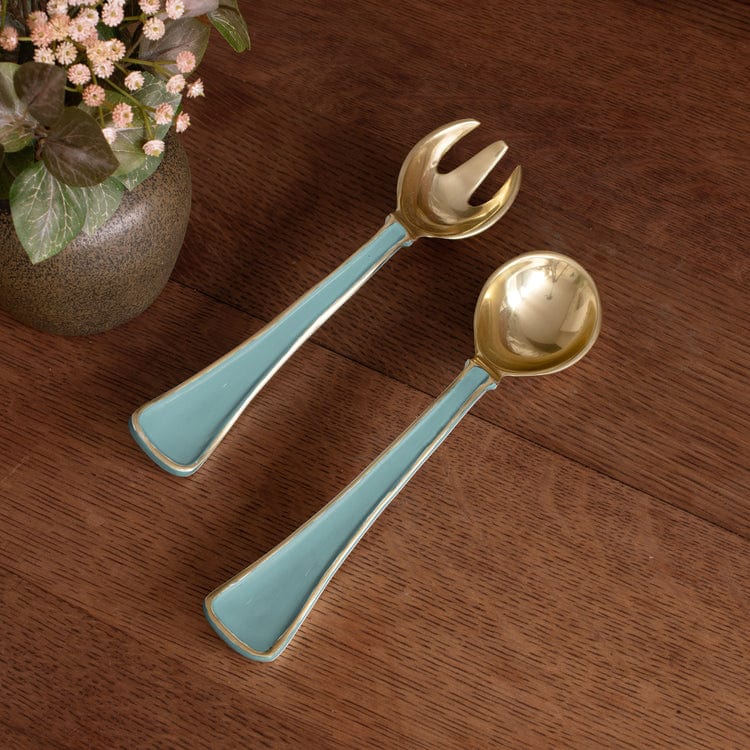 Beatriz Ball Beatriz Ball Encanto Soho Salad Servers in Turquoise - Little Miss Muffin Children & Home