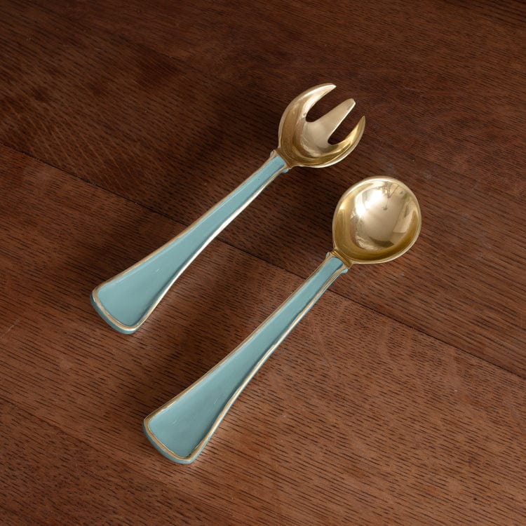 Beatriz Ball Beatriz Ball Encanto Soho Salad Servers in Turquoise - Little Miss Muffin Children & Home