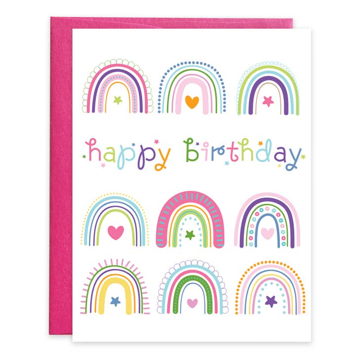 Rainbows Birthday Greeting Card