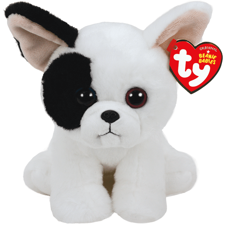 Ty Inc Ty Inc Beanie Baby - Marcel the French Bulldog 6" White - Little Miss Muffin Children & Home
