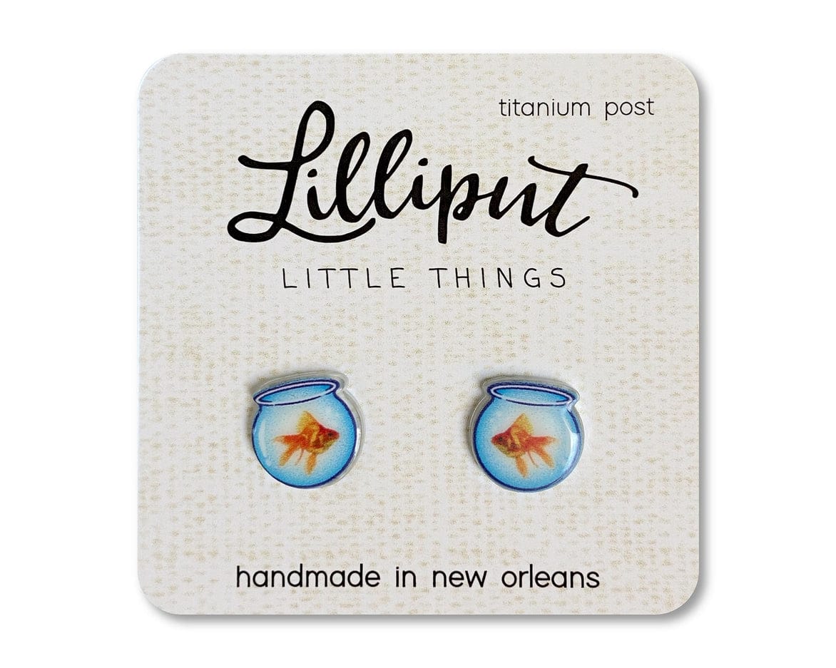 Lilliput Little Things Lilliput Little Things Fishbowl Earrings - Little Miss Muffin Children & Home
