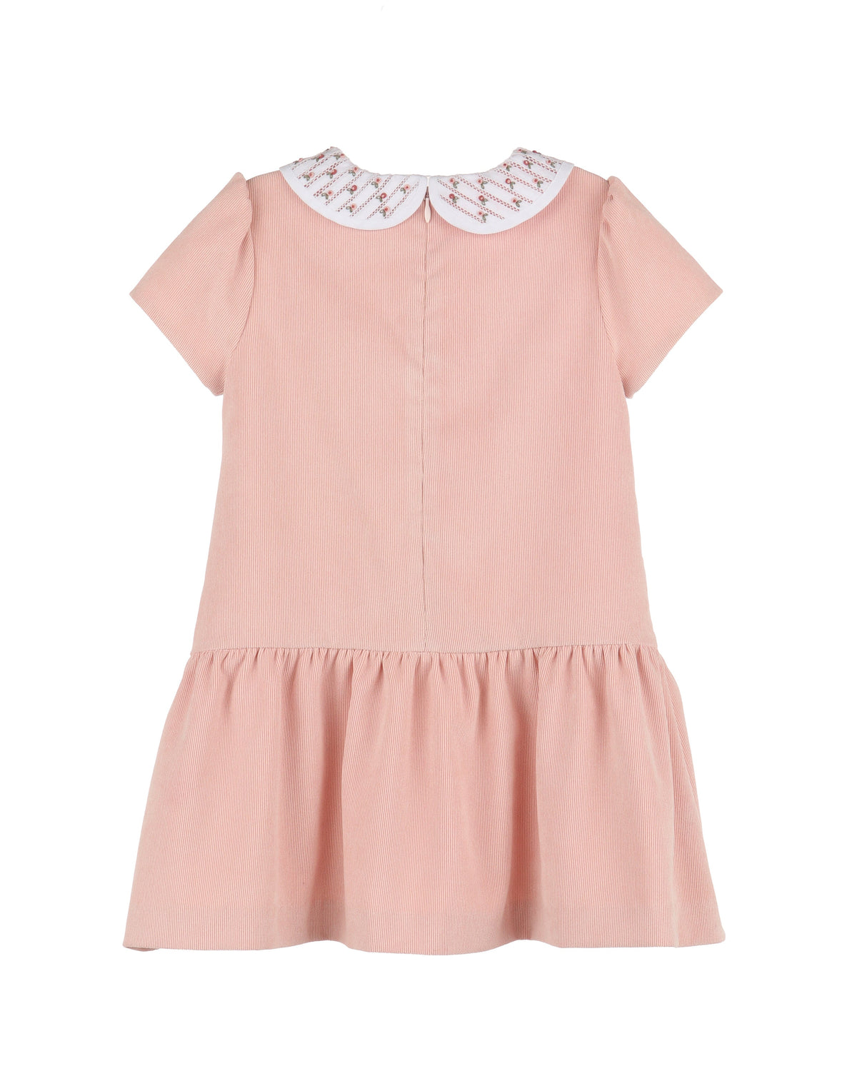 Casero & Associates Casero & Associates Floral Randall Collar Dress. Rose - Little Miss Muffin Children & Home