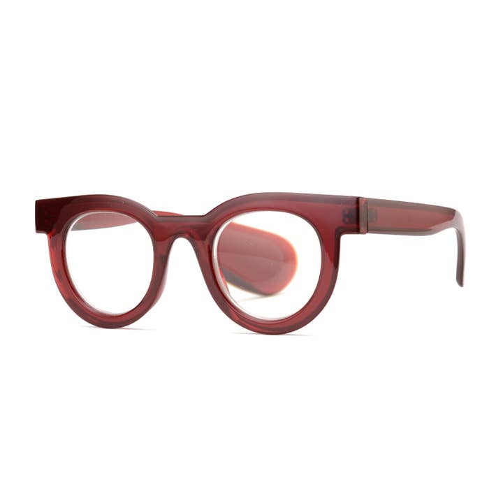 Ryan Simkhai Eyeshop Kai Transparent Cherry Red Blue Light Blocking Readers - Little Miss Muffin Children & Home