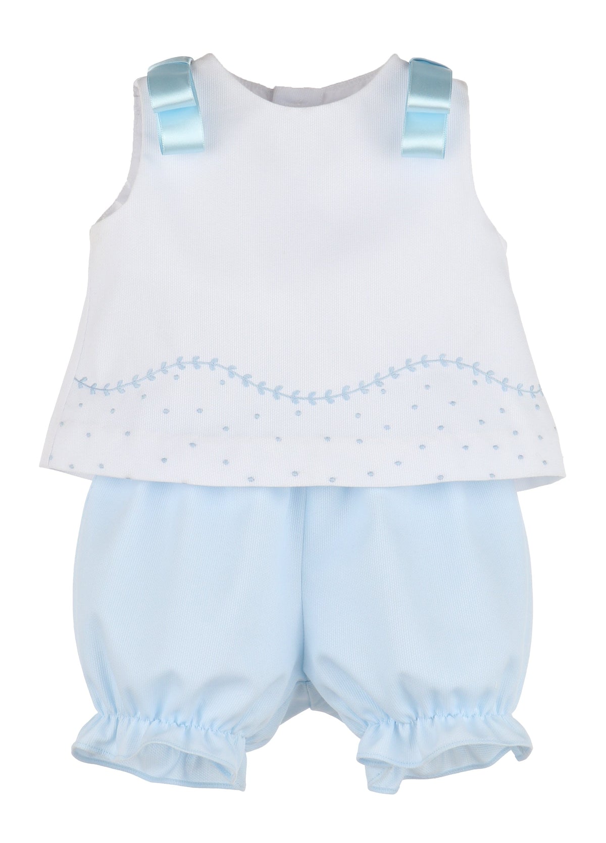 Casero & Associates Casero & Associates Party Dots Girls Set, Blue - Little Miss Muffin Children & Home