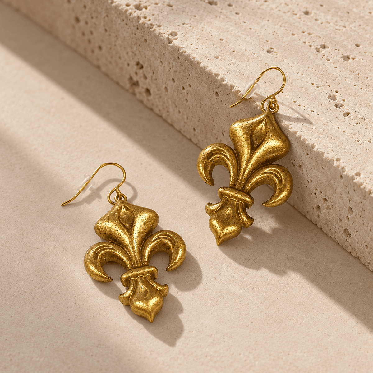Carol Cassisa Fleur de Lis Earrings - Little Miss Muffin Children & Home