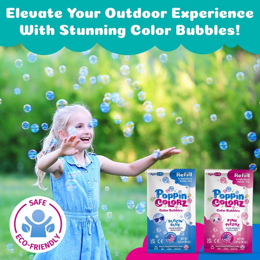 South Beach Bubbles PoppinColorz Cozmic Color Bubble Blaster - Little Miss Muffin Children & Home