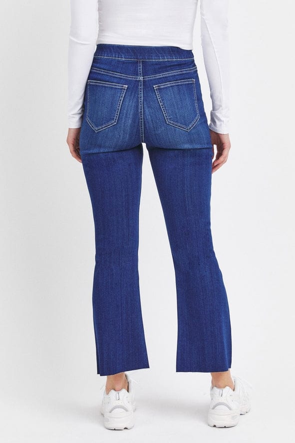 Cello Jeans Cello High Dark Comfort High Rise Pull-On Crop Flare - Little Miss Muffin Children & Home