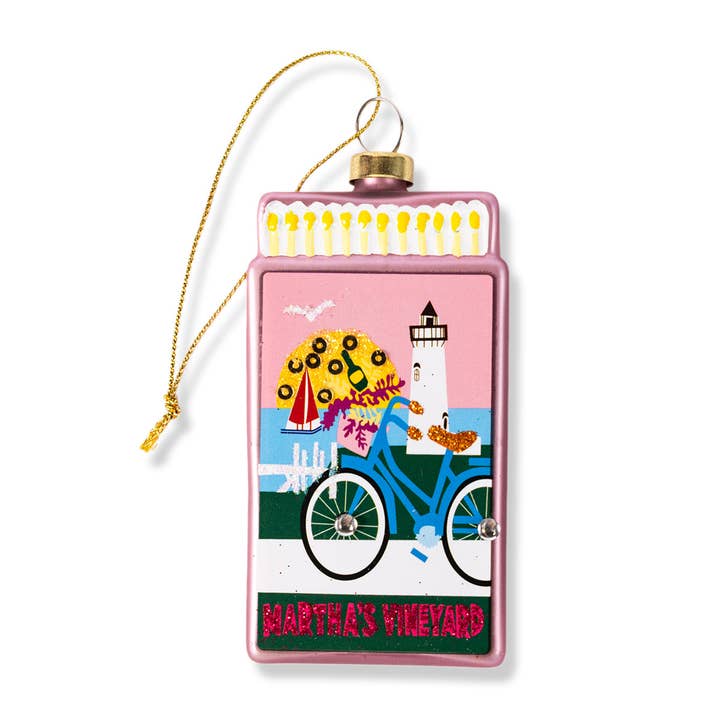 Furbish Studio Martha's Vineyard Matchbook Ornament - Little Miss Muffin Children & Home