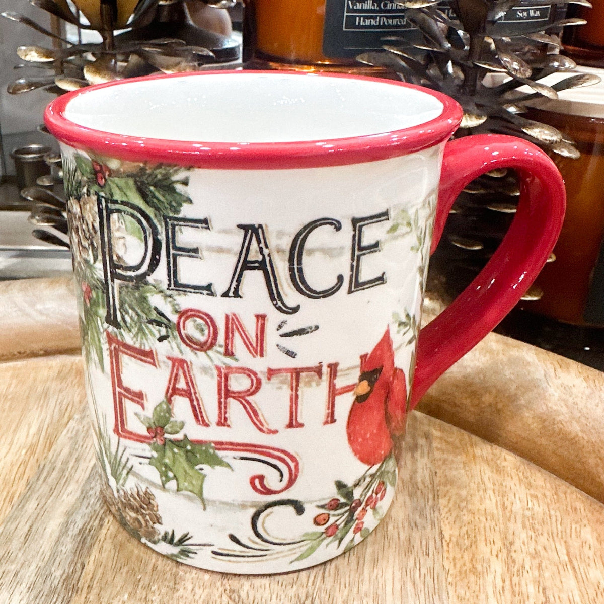 Certified International Evergreen Christmas Mug 16oz, 4 Available Styles - Little Miss Muffin Children & Home