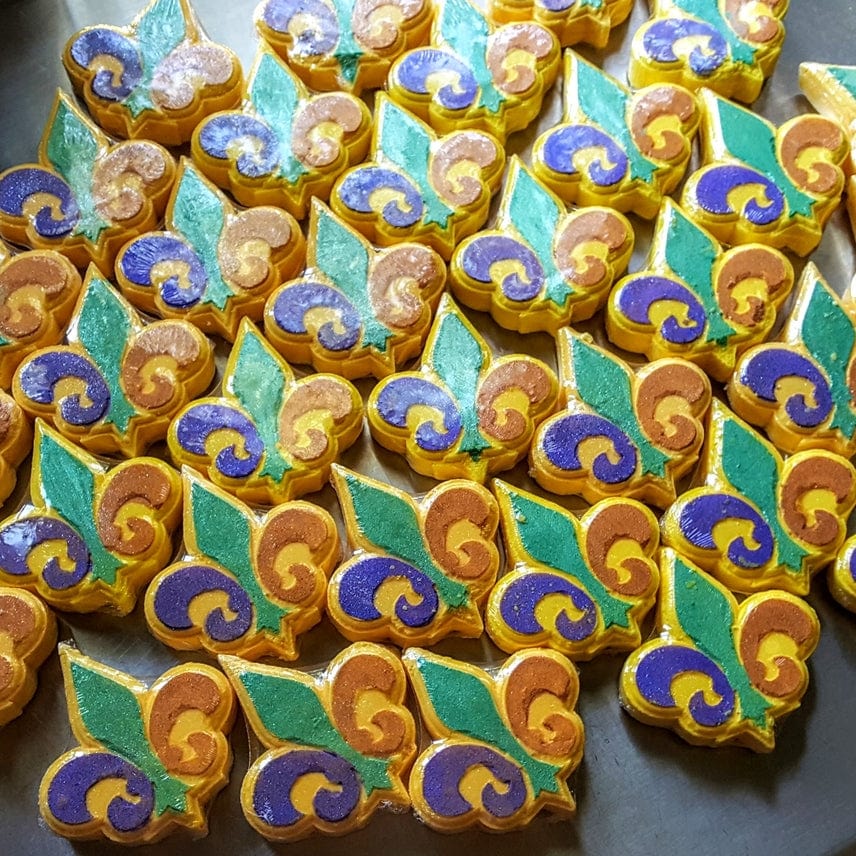 Essentially Nola Essentially Nola Mardi Gras Fleur de Lis Bath Bomb - Little Miss Muffin Children & Home