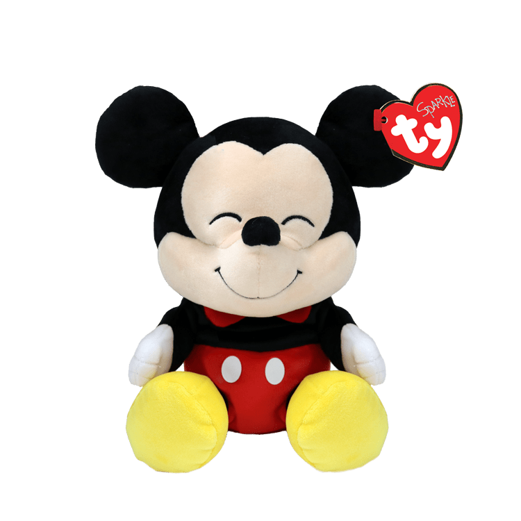 Ty Inc Ty Inc Beanie Buddy Disney Mickey Mouse Plush Floppy - Medium - Little Miss Muffin Children & Home