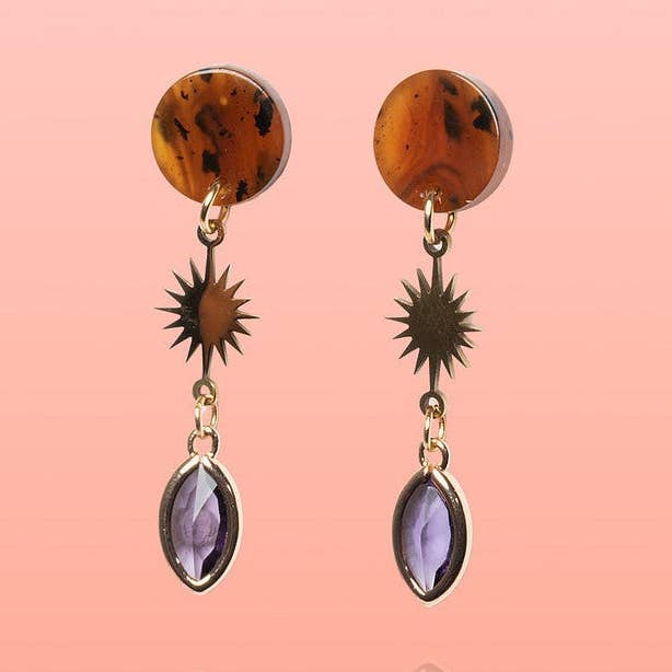 Monica Starburst Dangles