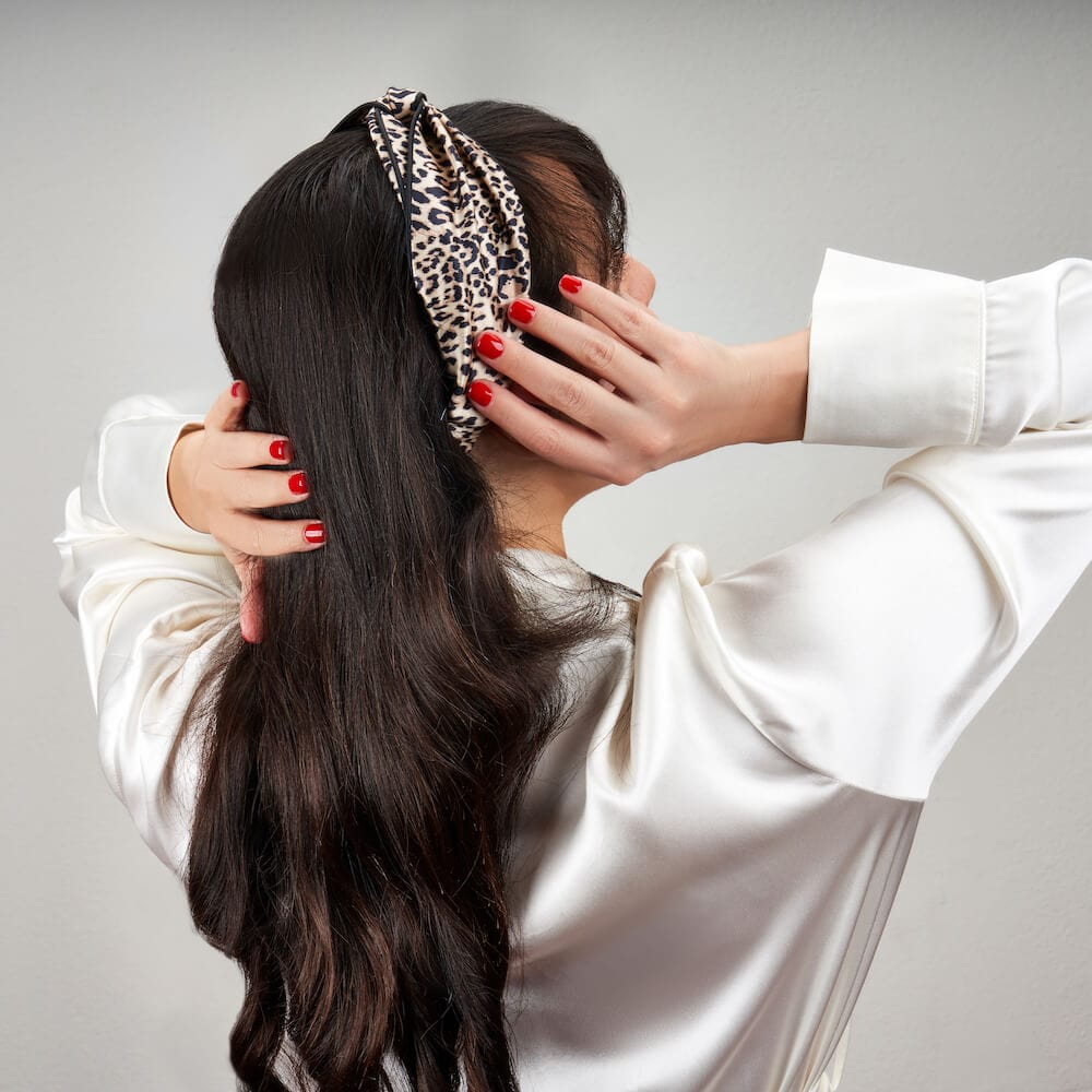 Blissy Blissy Leopard Silk Head Piece - Little Miss Muffin Children & Home