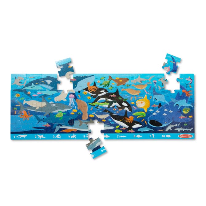 Melissa & Doug Search & Find Beneath the Waves 48pc Floor Puzzle - Little Miss Muffin Children & Home