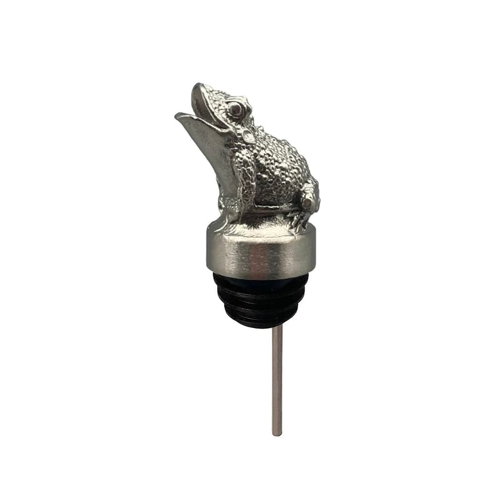 Menagerie Stainless Steel Carved Toad Wine Pourer - Aerator - Little Miss Muffin Children & Home