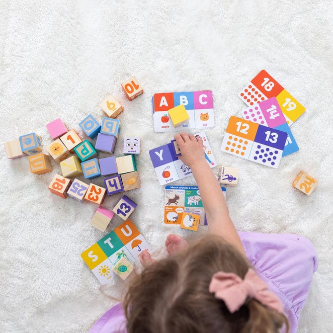 Melissa & Doug Melissa & Doug Ms Rachel Blocks + Activity Cards - Little Miss Muffin Children & Home