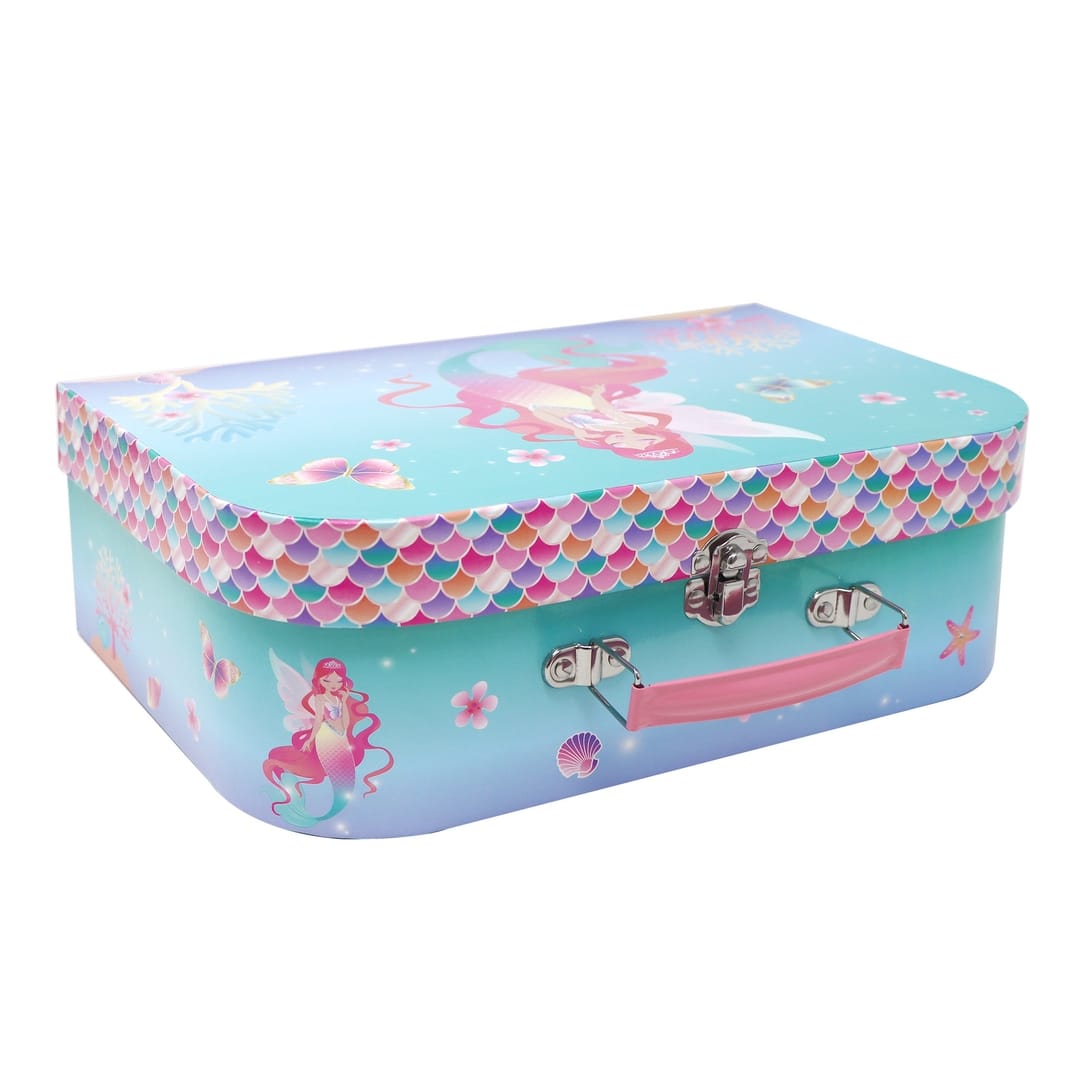 Pink Poppy Pink Poppy Shimmering Mermaid 6 Piece Kids Baking Set & Carry Case - Little Miss Muffin Children & Home