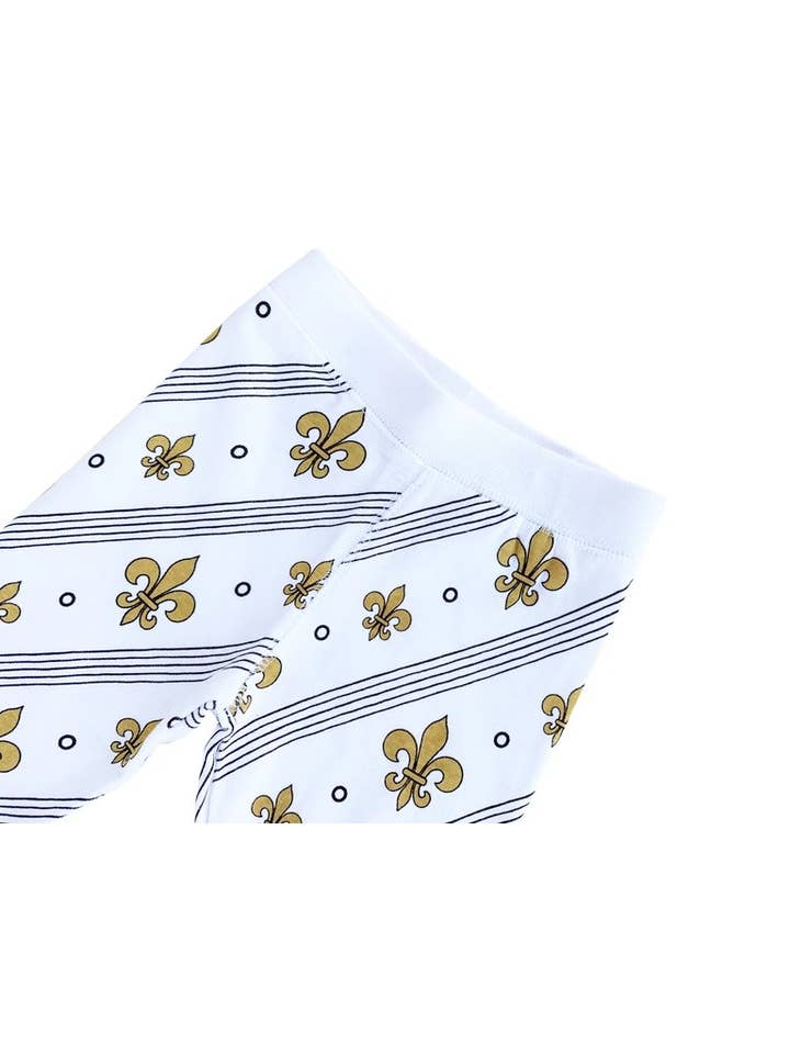 Little Hometown Little Hometown Fleur De Lis Pajamas - Little Miss Muffin Children & Home
