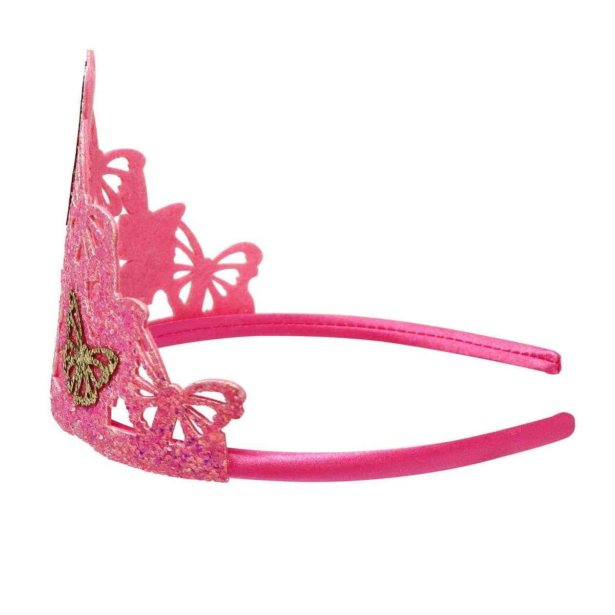 Pink Poppy Pink Poppy Vibrant Vacation Butterfly Soft Glitter Crown - Little Miss Muffin Children & Home