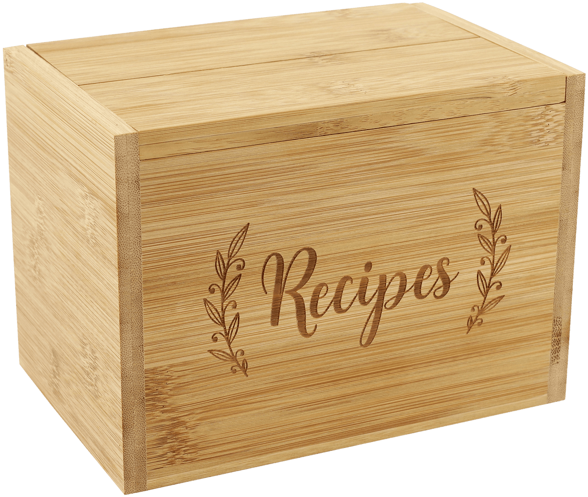 Bamboo Recipe Box Set