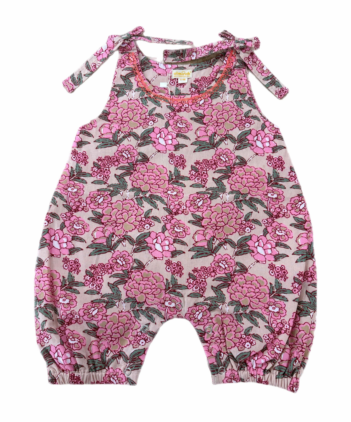 Flying Geese Quilts Tiya Bouquet Romper - Little Miss Muffin Children & Home